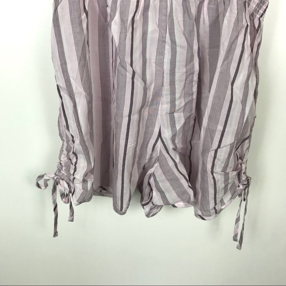 GAP Pink Stripe Woven Romper Small - Picture 3 of 8